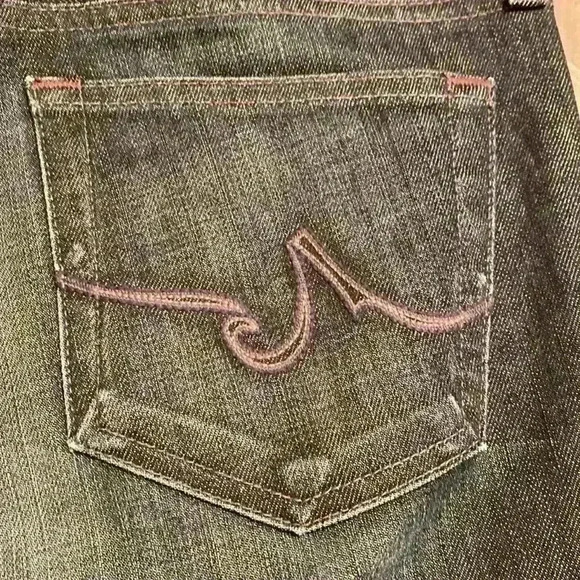 Adriano Goldschmied Mid-Rise Angel Boot Fit Dark Wash Denim Jeans in Size 10-12. - Picture 2 of 14